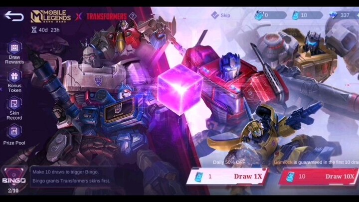 Lets join the TRANSFORMER EVENT in MLBB