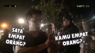 ketika polisi menemukan orang yang abis minum alkohol :v