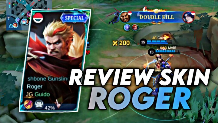 REVIEW SKIN SPECIAL ROGER!! EFEKNYA BAGUS LO TERNYATA!! - Mobile Legends