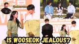 Wooseok seems jealous when geobhee is talking to Hyeyoon, Yeonseok & Hyeyoon chemistry