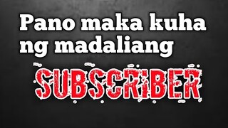 #BreaderHoods Pano makakuha ng mabilisang subscriber