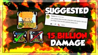 6 STAR NARUTO DAMAGE FARM *SOLO GAMEPLAY* | ROBLOX ALL STAR TOWER DEFENSE