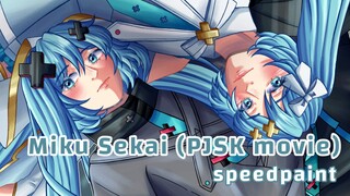 Speedpaint #16- Miku Sekai (PJSK Movie)