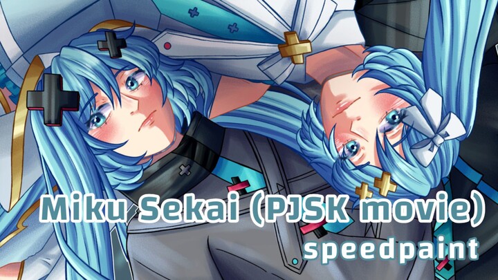 Speedpaint #16- Miku Sekai (PJSK Movie)