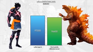 Luffy Gear 5 Joy boy vs godzilla power level