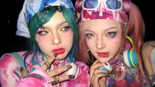 พี่น้องสีชมพูและสีฟ้าเขย่าโลกอินเตอร์เน็ต!