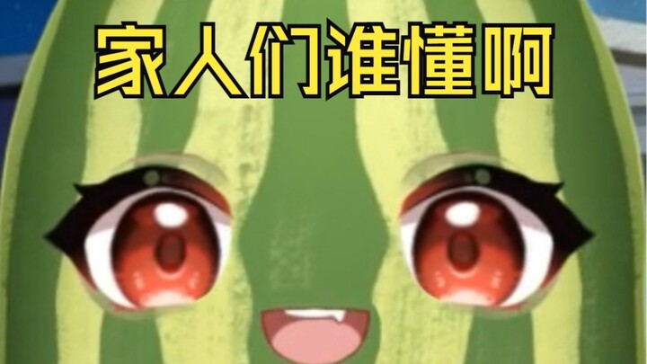 【免费模型】家人们谁懂啊！！是公用的长条西瓜模型！