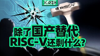 In addition to domestic substitution, what else has RISC-V, which has sold 10 billion, brought to th