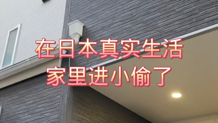 在日本真实生活家里进小偷了