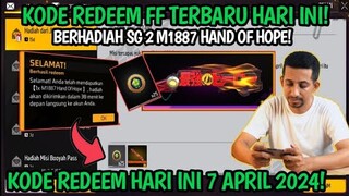 KODE REDEEM FREE FIRE TERBARU 7 APRIL 2024 HARI INI | KODE REDEEM FF TERBARU 7 APRIL 2024