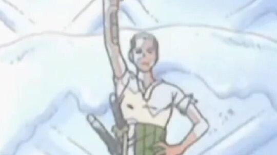 Roronoa Zoro statue in Japan