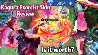 KAGURA EXORCIST SKIN REVIEW☂️IS IT WORTH 5K - 6K Diamonds?🤯