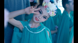 难得的照片花絮，群舞一等奖