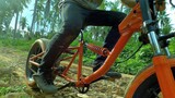 Riding a Fatbike on Trail Using Full Suspension Fat Bike ft. BeBang - Wolangqueentv
