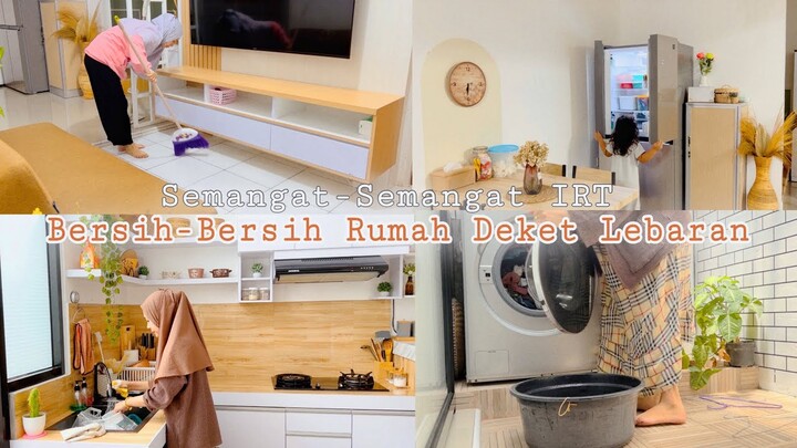 Bersih Bersih Rumah Menjelang lebaran 🌻 Biar Pun Puasa & Hari Panas Harus Ninggalin Rumah Bersih 🌻