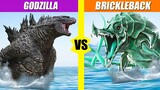 Godzilla vs Brickleback (Sea Beast) | SPORE