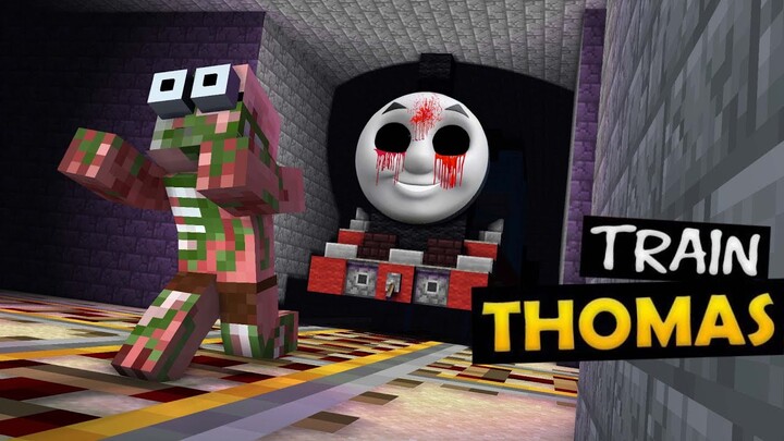 Monster School : THOMAS THE TRAIN HORROR CHALLENGE 4 - Minecraft Animation