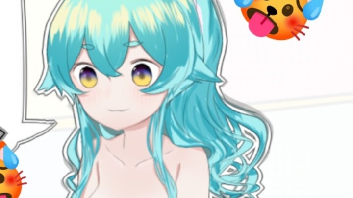 【猫雷】Japanese anchor broadcasts naked live because the room is too hot?