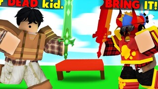 เขาอยากให้ฉันตาย ฉันเลย 1 ต่อ 1 เขา (ROBLOX BEDWARS)