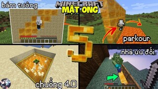 5 SÁNG TẠO Tuyệt Vời Của Khối MẬT ONG 1.15 Bạn Có Thể Làm Trong Minecraft - Parkour