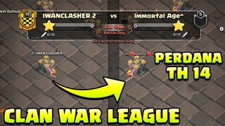 PERDANA CLAN LEAGUE PAKAI TOWN HALL 14 COC INDONESIA