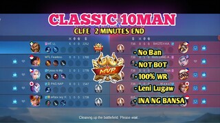 10Man CLASSIC FAST END | Winrate Boosting | 100% Safe