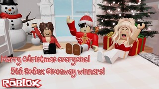 ANNOUNCEMENT OF WINNERS! | Roblox Robux Giveaway | Tagalog game-play