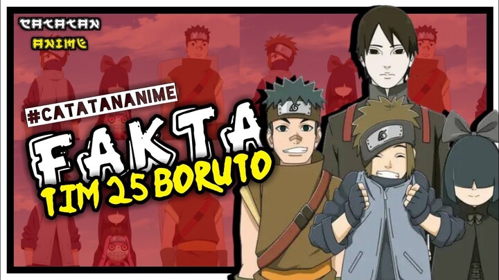 FAKTA TIM 25 BORUTO - TIM INTEL DIBAWAH KEPEMIMPINAN SAI DI BORUTO
