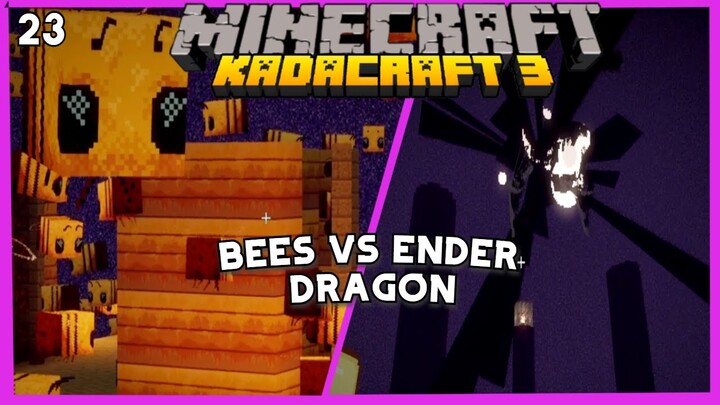 KadaCraft S3 EP24 | BEES VS ENDERDRAGON / THE END (Minecraft Tagalog)