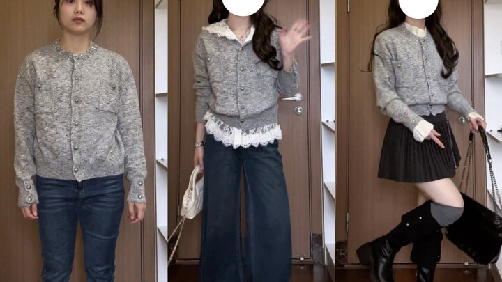 Transformasi gaya berpakaian | Trik padu-padan bernuansa, sweater ala Chanel yang mudah dipakai untu