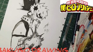 DRAWING KATSUKI BAKUGO[MY HERO ACADEMIA] -Fajryxoc