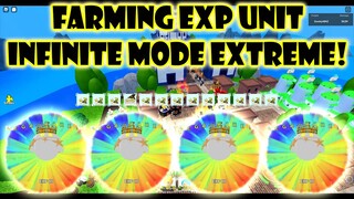 FARMING EXP UNIT IN INFINITE MODE EXTREME (EASY WAY) - ALL STAR TOWER DEFENSE