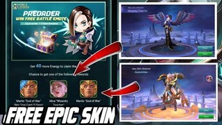 FREE 2 EPIC SKIN NEW EVENT MOBILE LEGENDS BANG BANG