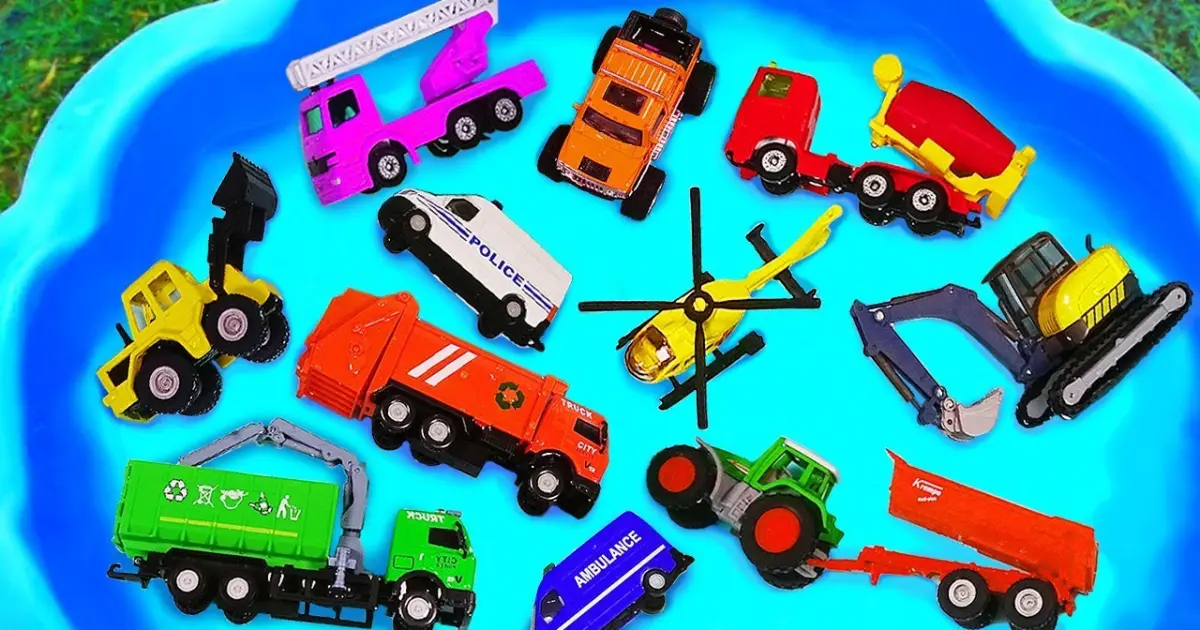 Toys Learning Name and Sounds Police cars, Fire Truck Toy - Bilibili