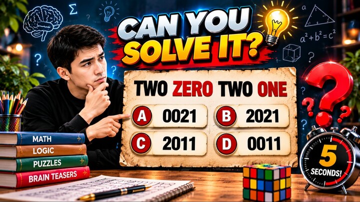 Can You Solve This in 5 Seconds_ 🧠 _ Quick Logic Test