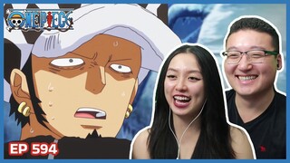 LAW DOESN'T KNOW WHAT HE SIGNED UP FOR! 😂 | One Piece Episode 594 Couples Reaction & Discussion