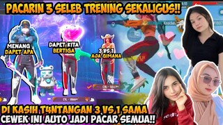 PACARIN 3 SELEB TIKTOK SEKALIGUS, DI KASIH TANTANGAN 3 VS 1 AUTO ANGKUT SEMUA HAHA!!