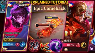 DYRROTH VS YIN | NEW META Vs UNDERRATED META | EXPLAINED TUTORIAL!! MLBB