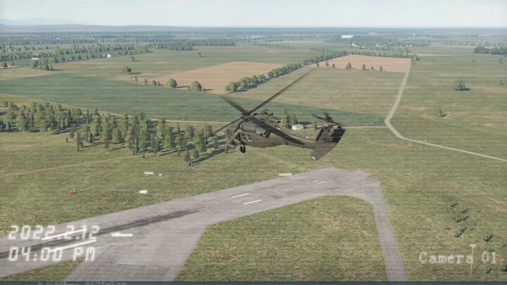 [Digital Combat Simulator World] การฝึกบินลงจอด ยูเอช-60 แบล็กฮอว์ก