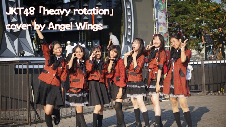 tampil di panggung ANTV!! JKT48 「heavy rotation」 dance cover by angel wings