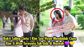 Bukti Saling Cinta ! Kim Soo Hyun Mendadak Cium Kim Ji Won Ternyata Tak Ada di Naskah 💜💛