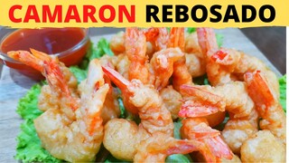 CAMARON REBOSADO Recipe with Sweet and Sour Sauce | Filipino Shrimp TEMPURA