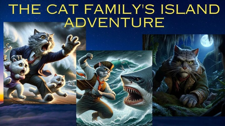 The Cat Family's Island Adventure- full story
