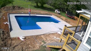 Time Lapse L Shaped Swimming Pool Kit Construction From Pool Warehouse!