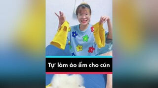 HY SINH CÁI ÁO CỦA MÌNH ĐỂ ĐỔI THÀNH BA CÁI ÁO ẤM CHO TỤI NHỎ NHÀ TUI ☺️☺️ gocsangtao dog foryoupage TUONGVyVy foryou thucung ThuThachLongTieng