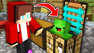Why Mikey Hiding his UNDERGROUND HOUSE from JJ? - in Minecraft Challange Maizen
