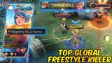 FANNY MONTAGE | TOP GLOBAL FREESTYLE KILLER | MLBB