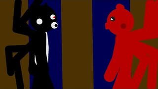 Nightmare Doggy Vs Parasee - Stick Nodes Roblox Piggy