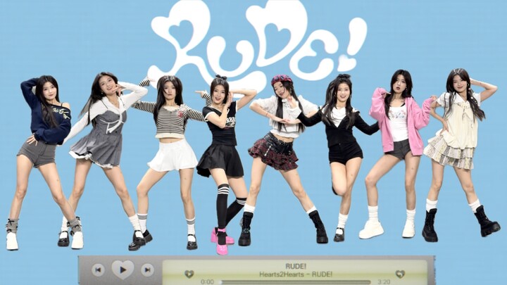 【Su Si Miao】Hearts2Hearts - RUDE! 11 Outfit Changes in a Self-Made MV Cover Dance!