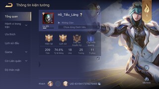 Nghịch ngợm "200 Hiệp" nick mới | Rank cao thủ 💙 Cách chơi Joker mùa 20 | Liên Quân Mobile
